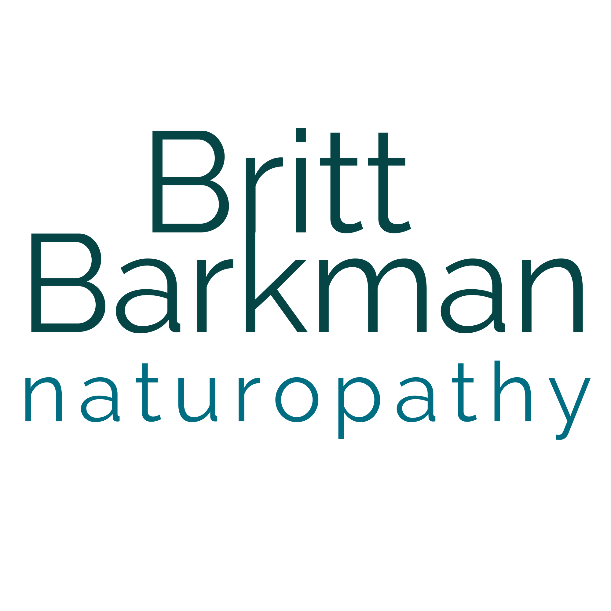 Britt Barkman Naturopathy Logo